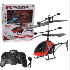 Mini hélicoptère radiocommandé avion Micro 2 canaux RC 901 - Rouge - Neuf