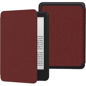 GUOP-Étui Compatible Avec 6"" Kindle (11E Génération Version 2024/2022) & Version Internationale,Coque Légère Avec Réveil/Sommeil Automatique Pour Kindle 2024/2022 11E Gén.,Vin Rouge - Neuf