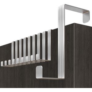 Porte-manteau pour porte, set de 10 - crochet porte multicolore, 3,6-4,1 cm x 8 cm - attache robuste, support pratique - Neuf