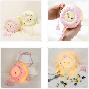 Kalanka-Veilleuse Led En Forme De Donut Pour Enfants, Veilleuse Rechargeable Pour Chambre De Gar&ccedil;ons Et Filles, Blanc - Neuf