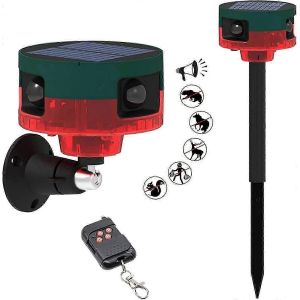 Alarme Anti-Aboiements De Chien, D&eacute;tecteur De Mouvement 129 Db, Alarme Ext&eacute;rieure Avec T&eacute;l&eacute;commande Sans Fil, 13 Sons Diff&eacute;rents - Dgjr - Neuf