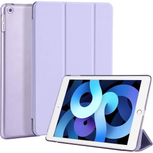Coque Pour Ipad 6ème/5ème Génération 9,7 Pouces 2017/2018, Étui De Protection Léger Coque Arrière En Pc Rigide Translucide Givré Pour Apple Ipad 6/5 Gen, Violet Clair - Neuf