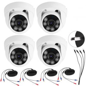 Camera dome de securite analogique hybride 4 en 1 AHD/TVI/CVI/CVBS NTSC 1080P 2MP HD CCTV (AU 100-240 V) - Neuf
