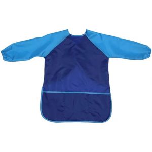 KALANKA-Tablier de Peinture pour Enfants à Manches Longues et 3 Poches, Blouse imperméable pour Enfants, Robe pour Tout-Petits pour Peindre, Cuisiner, bricoler et Manger - Neuf