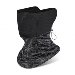 Cagoule Unisexe En Soie Glacee Avec Boucles D'oreilles, Respirante, Lavable Et A Sechage Rapide, Ideale Pour Le Cyclisme, La Course A Pied Et Le Sport. - Neuf