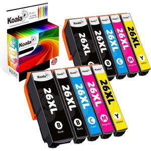 Compatible Cartouche d¿Encre Replacement pour Epson 26 XL 26XL Multipack pour Expression Premium XP-600 XP-620 XP-510 XP-520 XP-820 XP-810 XP-800 XP-605 XP-615 XP-700 XP-720 (2BK/2PBK/2C/2M/2Y) - Neuf