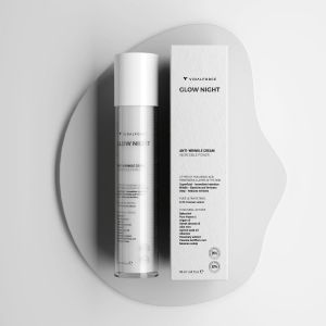 Checarzhn--No1-Glow Night Crème De Nuit Anti-Âge Bio-Stimulante, Rétinol Encapsulé Avec Bakuchiol Et Acide Hyaluronique Full Spectrum I 100/100 Yuka I Crème Anti-Rides Femme Et Homme. 50 Ml - Neuf