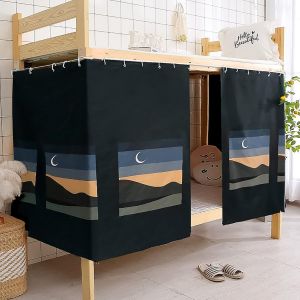 Kal-Rideau De Lit, Lit Superposé, Tente, Rideau Occultant, Moustiquaire, Lit Mezzanine, Dortoir, Chambre Moyenne, Tente, Rideau Anti-Poussière, Anti-Moustiques Pour Chambre D'étudiant, Chambre D'enfa - Neuf