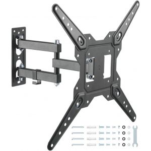 Support Murale Tv Orientable Et Inc Ble - Support Mural Inc Ble Pour Led, Lcd, Oled, Tv A Écran Plat De 26 À 55 Pouces - Neuf