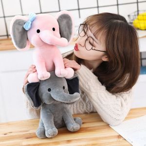 Peluche &Eacute;l&eacute;phant Rose 25 cm 0,16 kg - Neuf