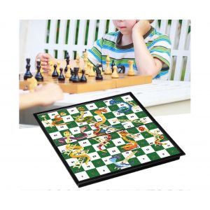 jeu d'échecs pliable à motif serpent, couleurs vives, pour écoliers, bureau, cadeau - Neuf