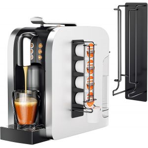 Support Pour Capsule De Café,Porte-Capsules De Café Compatible,Porte Capsule,Distributeur De Capsules,Organisateur De Rangement Pour Kcup En Métal,À Fixer Au Mur (Noir) - Neuf