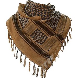 Écharpe Militaire Shemagh Tactical Desert,70 % Coton Keffiyeh Cou Foulard Tête Wrap Pour Hommes Femmes - Neuf