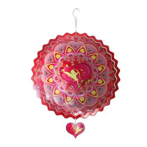 Wind Spinner suspendu,12 pouces 3D pour les ornements de jardin extérieurs A - Neuf