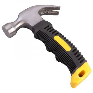 Mini marteau à griffes en acier, marteau court multifonctionnel, marteau de charpentier avec poignée antidérapante, mini marteau à griffes utile pour l'entretien, le bricolage, la menuiserie - Neuf
