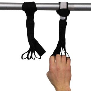 Lot De 2 Sangles De Traction Pour La Force De Préhension - Boucles En Nylon Pour Les Doigts Et Les Pouces Pour L'entraînement De La Préhension, L'escalade Et Le Renforcement Des Mains Et Des Bras - Neuf