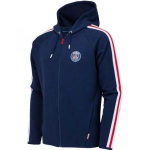 4 Ans - Veste Sweat Zipp&eacute; &Agrave; Capuche - Paris Saint Germain - Enfant - Bleu - Manches Longues - Football - Neuf