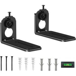 Ev5013B Support Mural Universel Pour La Plupart Des Barres De Son Jusqu'&Agrave; 6,8 Kg, Support De Barre De Son Avec Une Profondeur De 116 Mm, R&eacute;glable En Hauteur, Antid&eacute;rapant, Design Brevet&eacute; - Neuf