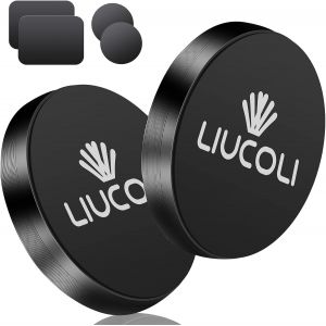 Aimant t&eacute;l&eacute;phone Voiture, Support magn&eacute;tique Lot de 2 - Porte t&eacute;l&eacute;phone Compatible avec iPhone Samsung Galaxy/Note Huawei etc. - Neuf