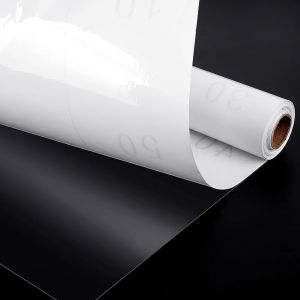 1 Rouleau Papier Adhesif Transparent,40x800cm Film Adhésif Transparent Pour Meuble Film De Protection Imperméable Résistant À L'huile Décoratif Pour Meubles Fenêtre Cuisine - Neuf