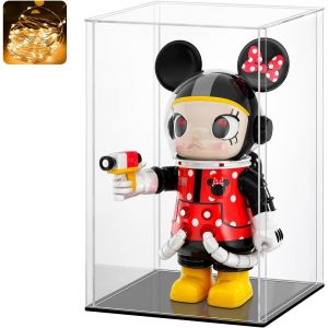 Vitrine Acryliquevitrine Exposition Transparentvitrine Figurinevitrine Pour Collectionvitrine Voiture Miniature Pour Figurinesjouetsobjets De Collectionnoir (10x10x10 Cm) - Neuf