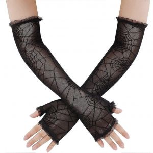 Floral De La Dentelle Creux De Longues Mitaines De Conduite De Gants Pour La Protection Contre Les Uv, Les Femmes L&eacute;g&egrave;re De La Cr&egrave;me Solaire Manches En Blanc - Neuf