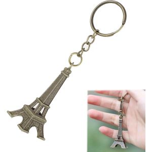 Loc-Porte-Cl&eacute;s Tour Eiffel En Or - Souvenir De Paris - Voyage De Paris - Vacances En France - Mini Tour Eiffel Porte-Cl&eacute;s Femme - Neuf