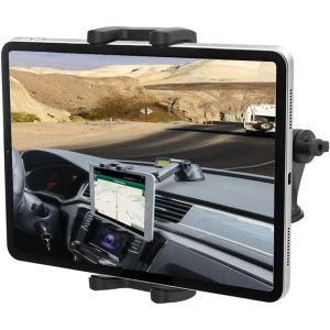 Support Tablette Voiture Tableau Bord pour 4-13 Pouces iPad T&eacute;l&eacute;phone, Porte Pare Brise, 360&deg; Rotation Porte Pare Brise pour iPad Pro 12.9 Air Mini, Samsung Tab, Kindle Fire HD, iPhone - Neuf