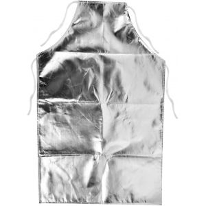 Ulteronixshop-Tablier R&eacute;sistant Chaleur 1000Degr&eacute;, Travail Haute Temp&eacute;rature Flamme Aluminis&eacute; S&eacute;curit&eacute; Soudage Industriel Isolation Thermique Antifeu Cuisine Barbecue Fabrication Pr&eacute;vention Incendie - Neuf