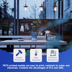 Official Hyper PLA Filament Blanc 1KG, Filament pour Imprimante 3D pour Impression &agrave; Haute Vitesse, Durable, Lisse, Performance de Surplomb Pr&eacute;cision Dimensionnelle +/-0.03mm, 2.2lbs/Spool - Neuf