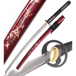 Katana Forge Bambou K46 Soshu Kitae Fudoshin Epee Sabre D&eacute;coration - Neuf