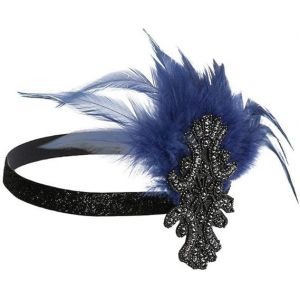 Serre-Tête Vintage Pour Femme, Serre-Tête À Plumes Des Années 1920 Gatsby Flapper Charleston Accessoires Serre-Tête Vintage Des Années 20 Fête À Thème - Neuf