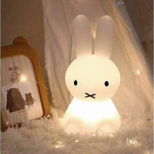 Veilleuse Led Lampe De Nuit Lumineuse Pour Enfants D&eacute;coration De Chambre De Jouet En Silicone Veilleuse Color&eacute;e De Lapin Convient Pour Les Enfants Cadeau De La Maison Lampe De Chevet - Neuf