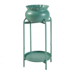 Porte-Plantes Style Intemportel Support 60 X 27 X 27 Cm Vert Helloshop26 03_0010334 - Neuf