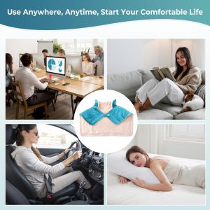 Kalanka-Coussin Chauffant Nuque, Lombaire Chauffante, 10 Niveaux De Chaleur, 3-Timer Setting, Lavable En Machine, Chauffage Rapide, Soulager La Douleur Cou,1.1kg, &Eacute;paules Et Dos - Neuf