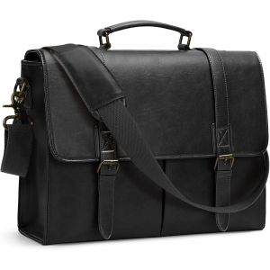 Sacoche Ordinateur Homme Sac Pour Ordinateur Partable 15.6 Pouces Mallette Pc Tablette Cartable Imperméable Pour Travail Affaires Collège[POU6264552] - Neuf