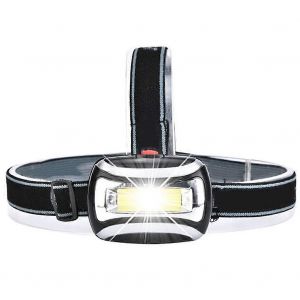 3w 800lm Mini Phare Haute Lumi&egrave;re Frontale Longue Port&eacute;e Pour Les Activit&eacute;s De Plein Air Urgencenoir - Neuf