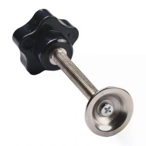 1pc M8 * 60 Bouton À Main Vis Boulon En Plastique En Forme D'étoile Tête Fil Serrage Poignée Pouce Vis Mécanique Boulons Avec Plaque De Pressage - Neuf