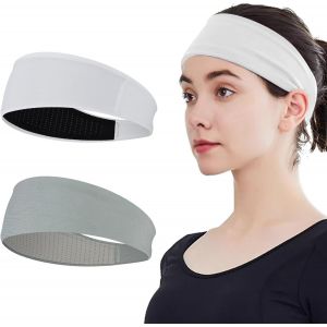 Bandeau Sport pour Femmes et Hommes,Sweatband Doux et &Eacute;lastique,Antid&eacute;rapant pour Course,Salle de Sport,Yoga,V&eacute;lo,Basket.[O209] - Neuf