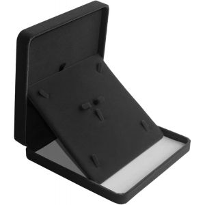 Subzonal-Velours Bijoux Ensemble Bo&icirc;te, Coffret Cadeau En Velours Cadeau Pendentif Bo&icirc;te Ensemble De Bijoux En Velours Pelucheux Velours Ensemble De Bijoux Bo&icirc;te Pour Bijoux Pendentif Bo&icirc;te (Noir) - Neuf