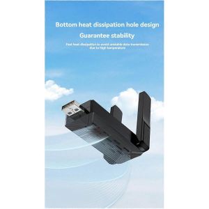 Adaptateur USB WiFi 6 AX900 Bluetooth 5.4 pour PC/Ordinateur portable Windows 10/11 - Neuf