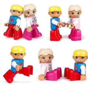 Figurines D'action De Grande Taille, Princesse De La Ville, Policiers, Famille, Blocs De Construction, Poupee, Personnage, Accessoires, Jouets A Assembler, Cadeau Pour Enfants - Neuf