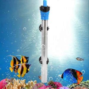 Tige Chauffante De Chauffage En Acier Inoxydable Avec Ventouse Pour Aquarium Aquarium Température Constante Automatiqueus 110-120v 300w - Neuf