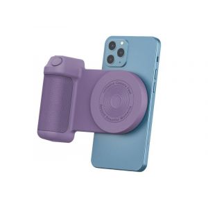 Support Magn&eacute;tique Bluetooth Pour Selfie Et Chargeur Pour T&eacute;l&eacute;phone - Violet - Neuf
