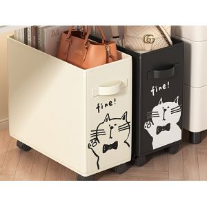 Chariot de rangement &agrave; roulettes sous bureau - Lot de 2 - Neuf