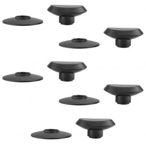 Hjlian Lot De 5 Boutons De Rechange Pour Couvercle De Casserole Et Bouilloire, Noirs, Pour Ustensiles De Cuisine - Neuf