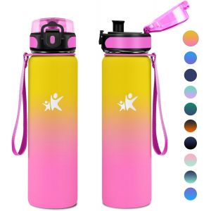 Bouteille Isotherme 500ml,Bouteille Isotherme En Acier Inoxydable,Gourde Inox Sans Bpa, ,Gourde Isotherme Pour Enfant,École,Bureau,Outdoor,Sport,Gym - Neuf