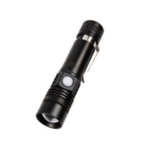 Lampe Torche Led 2x 800lm Pour V&eacute;lo, Rechargeable Par Usb, Avec Mise Au Point R&eacute;glable Et Plusieurs Modes - Neuf