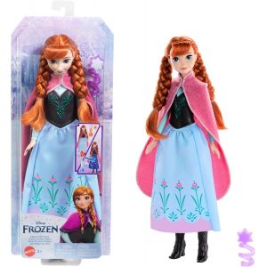 ERYI-Disney La Reine Des Neiges Poupée Articulée Anna Au Look Emblématique, Jupe Magique Avec Changement Couleur, Cape Amovible Et Bottes, À Collectionner, Jouet Enfant, A Partir De 3 Ans, Htg24 - Neuf