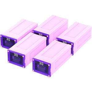Fusible Bloc Femelle Jcase Oto J Japan 20-60A, Choix: 30A Amp&egrave;res, Rose, 5 Pi&egrave;ces - Neuf